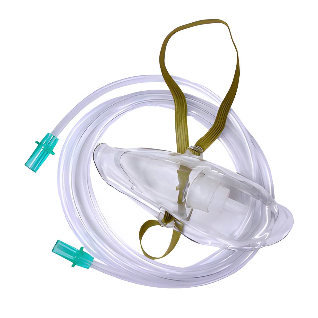 Angiplast Oxygen Mask Kit-Adult & Child (AS-05A) – Medical Disposables & Consumables | Sysmark Bangladesh