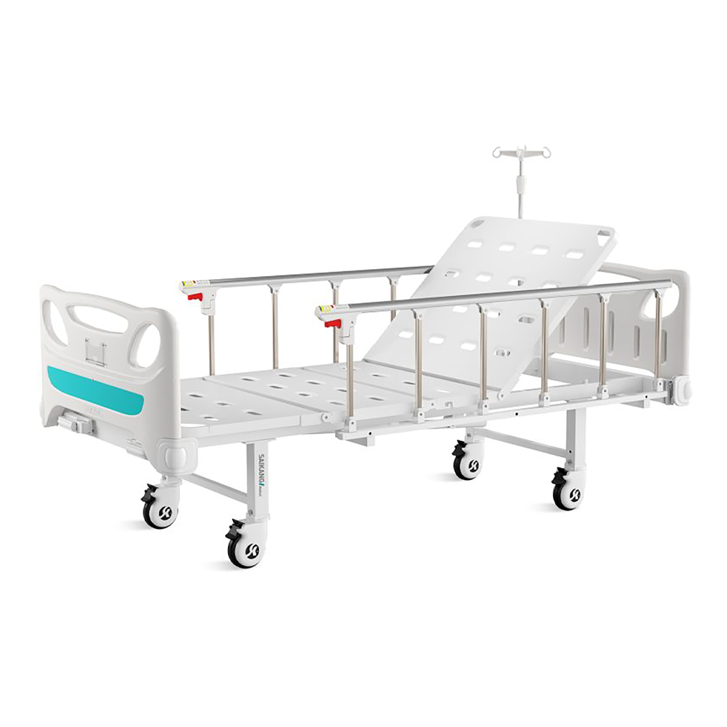 Saikang Medical Manual Bed Two Functions (K2k) – Hospital Furniture | Sysmark Bangladesh
