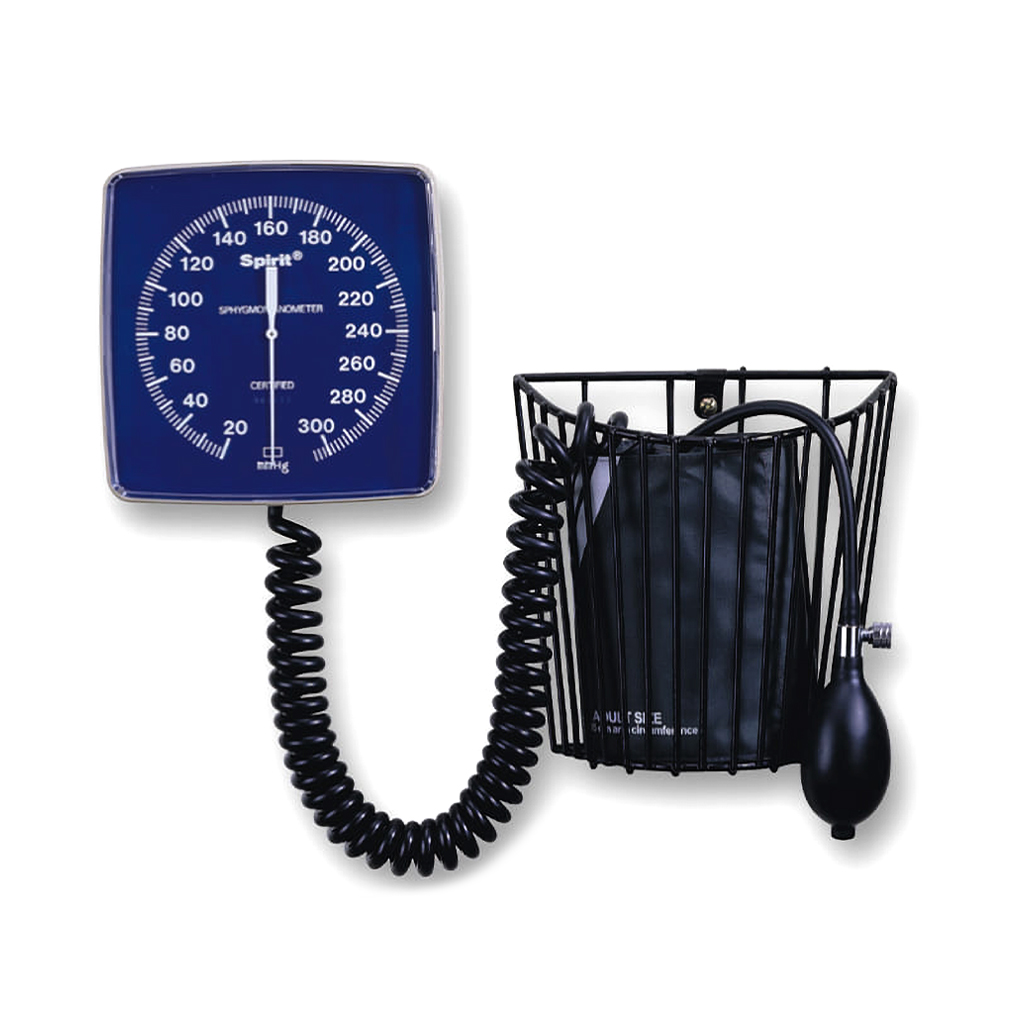 Spirit Wall Mounted Large Face Aneroid Sphygmomanometer (CK-141A) – Blood Pressure Monitoring | Sysmark Bangladesh